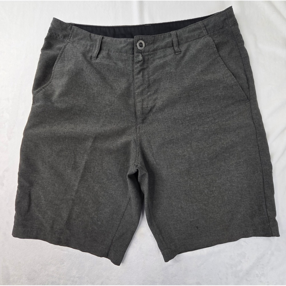Volcom Shorts Mens 34 Gray Excellent Frickin SNT Static Hybrid A32116V3